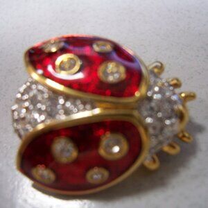 Ladybug CZ pin